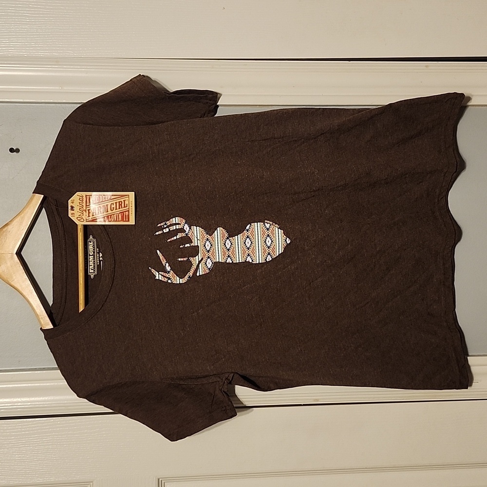 Farm Girl Plus tee
